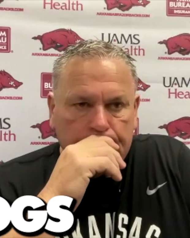 041123-Sam Pittman-Spring Practice-ah